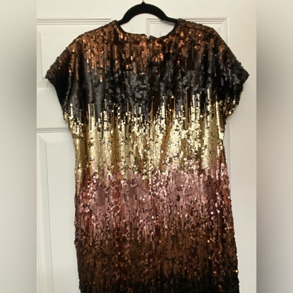 Multi Color Sequin Mini Dress - Picture 4 of 7